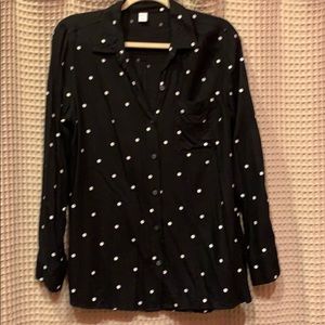 ⚜️polka-dot OLD NAVY blouse